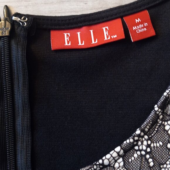 Elle Floral Lace Sleeveless Blouse Size Medium - Picture 3 of 5